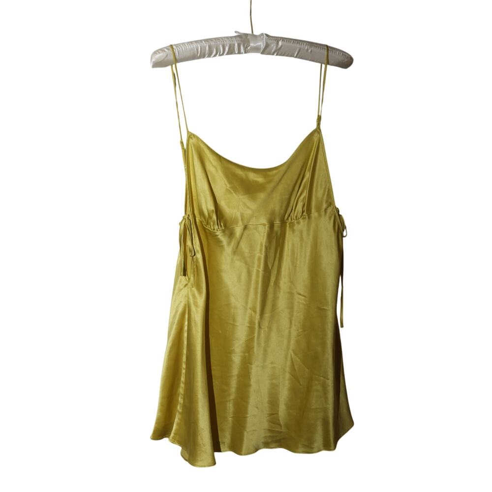 Victoria’s Secret 100% Silk Slip Dress – Light Green – Size Large - Picture 4 of 5